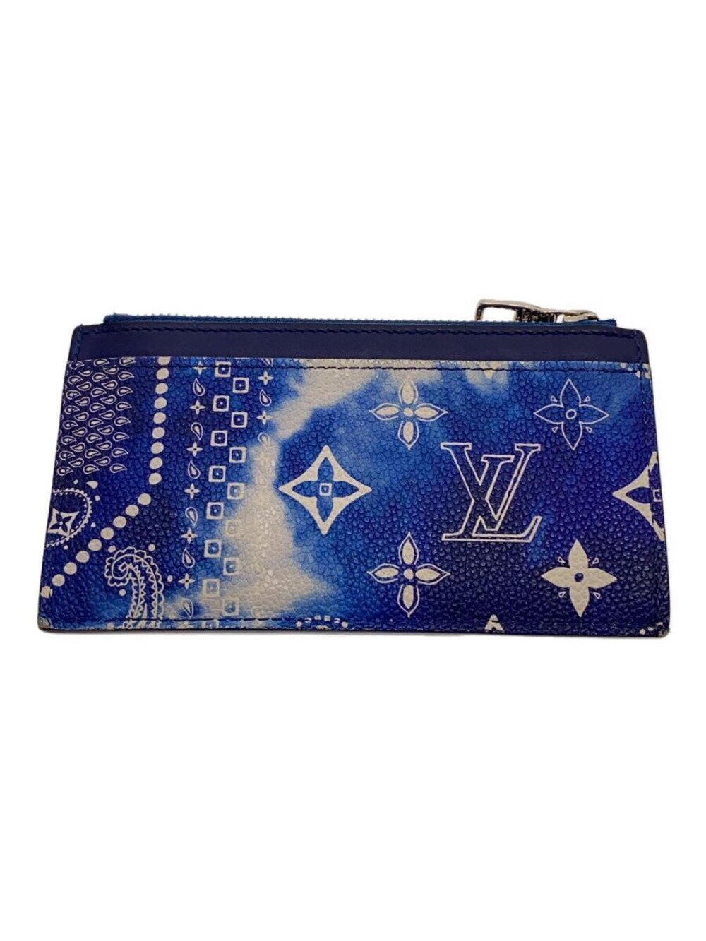 LOUIS VUITTON Card Case Wallet Blue